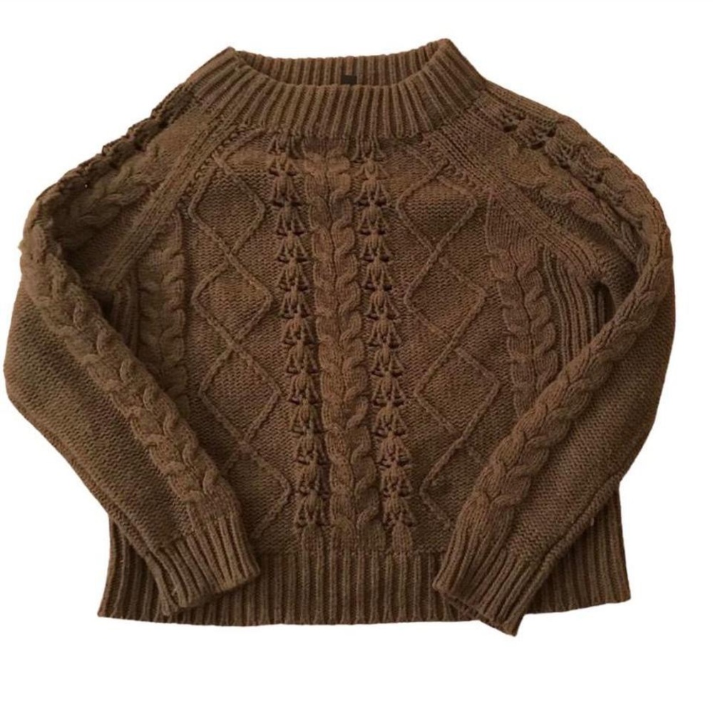 green knit j. crew sweater